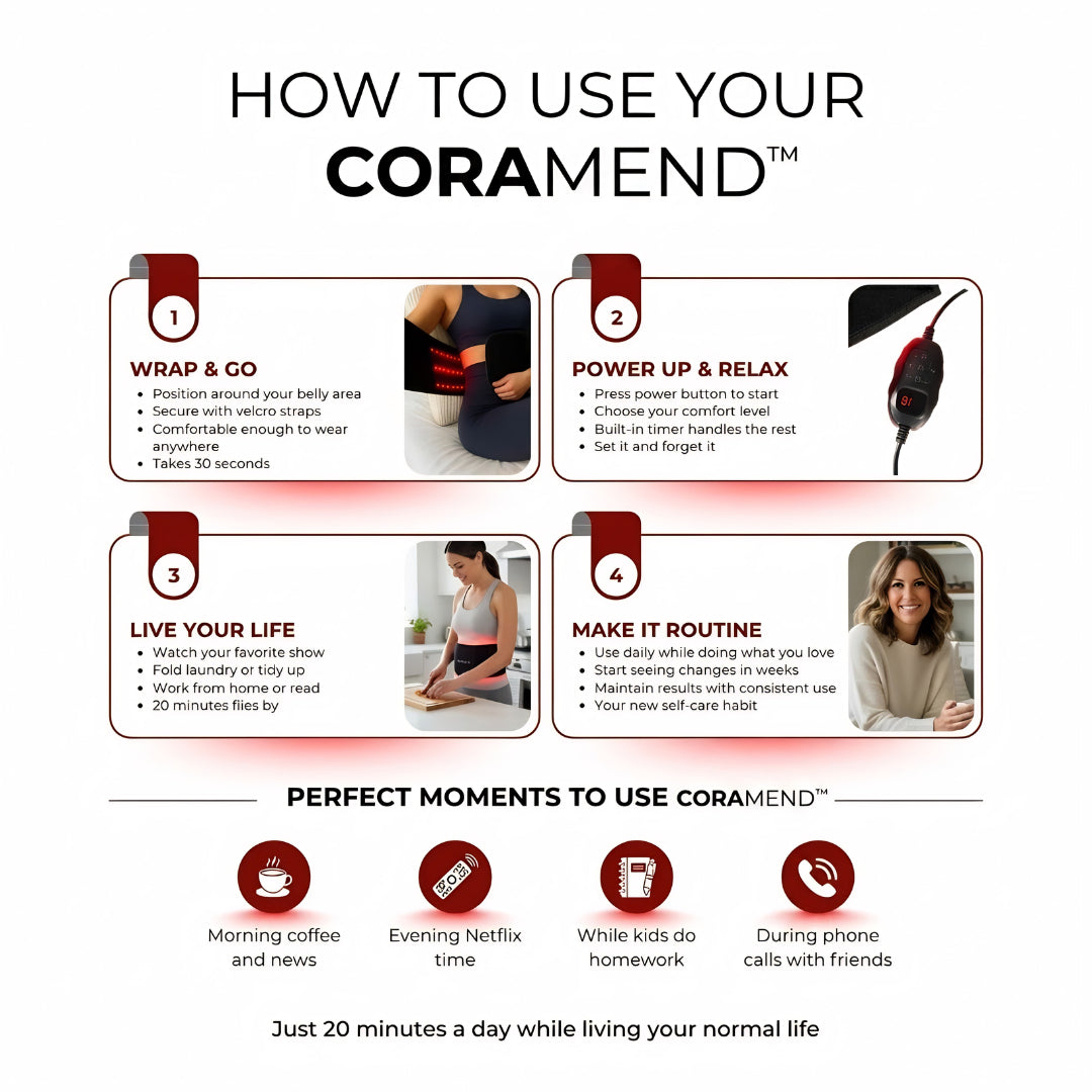 Coramend™ | Red Light Therapy Belt